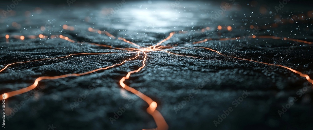 Aufkleber the universe is depicted as infinity web, comprising billions of points that are interconnected to c