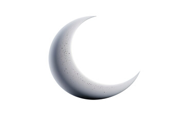 half moon isolated on transparent background
