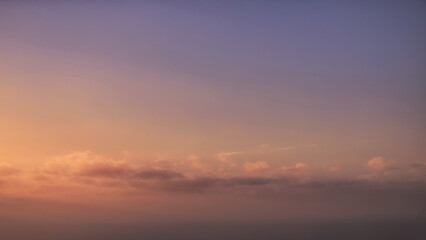 Pink morning over the ocean