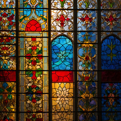 Intricate Stained Glass Window 