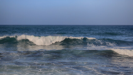 Ocean wave close-up, texture