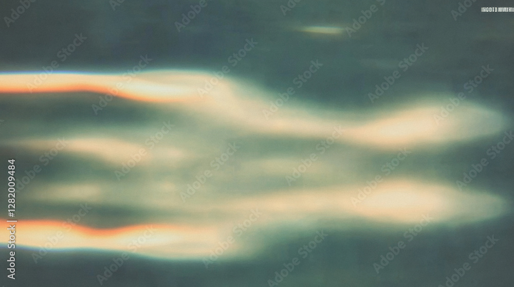Poster abstract light reflections on water surface creating dreamy patterns