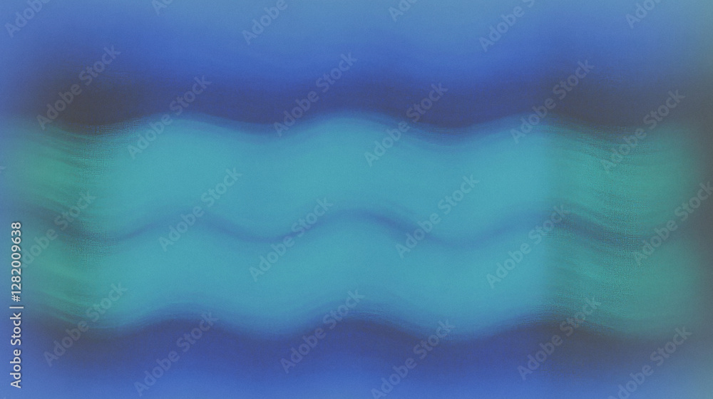 Poster abstract blue wave pattern with vibrant gradient background