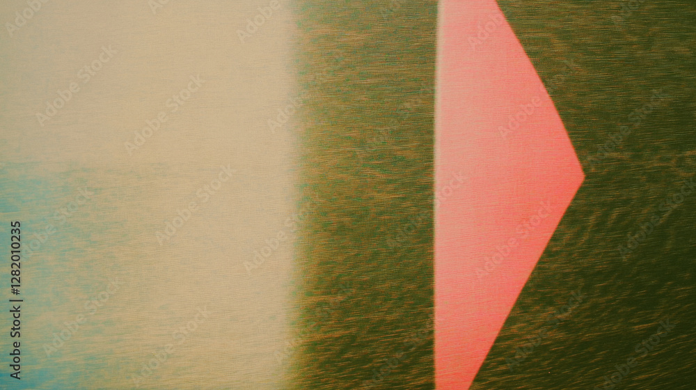 Poster abstract geometric pattern with vibrant colors and textured gradient