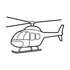 helicopter icon vector illustration