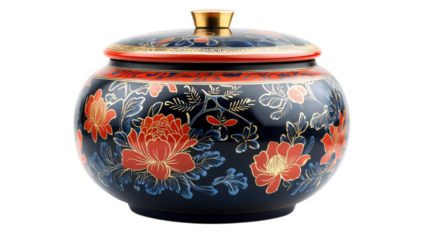 Beautiful Chinese flower vase with transparent day for grandchildren