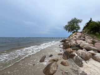 beach and rocks