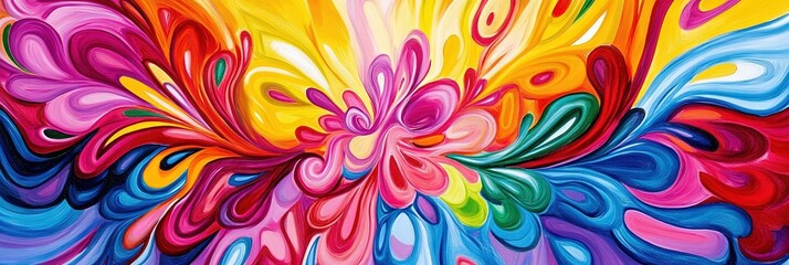 Fototapeta premium colorful abstract summer of love concept