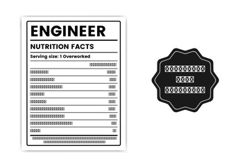 engineer nutrition facts,engineer nutrition facts label template