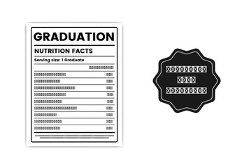 graduation nutrition facts,graduation nutrition facts label template