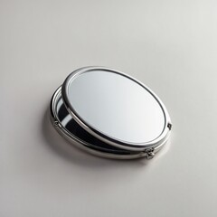 silver ring on white background