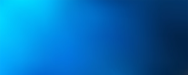 Dark and bright blue gradient background, studio wallpaper glow, abstract, cool and solid feel, use for business cards, cover art, brochures, advertising elements. Art & Illustration