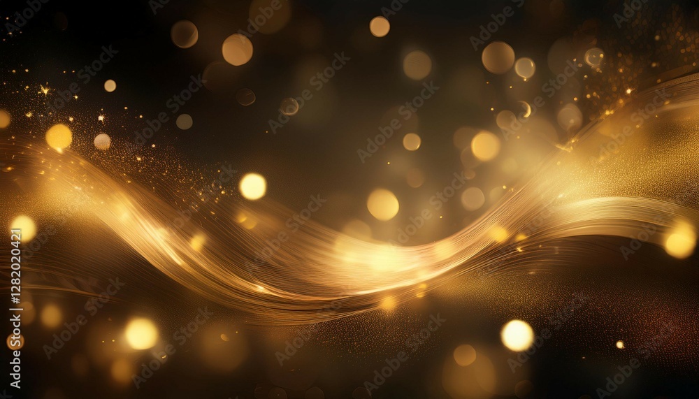 Poster prismatic luxury gold overlays n high resolution abstract light and golden bokeh textures perfect fo