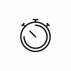 timer alarm icon sign vector