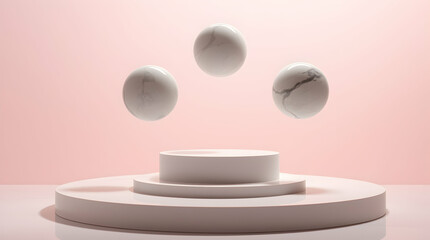 Abstract Podium Background