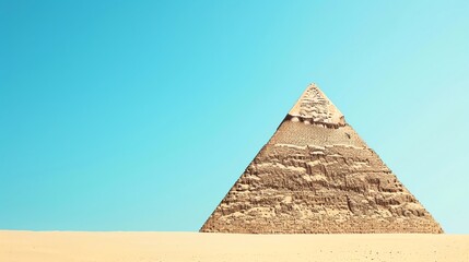 Fototapeta premium Pyramidshaped terrarium, border, background wallpaper, blank in the middle, minimalism, negative space, used for postcard template