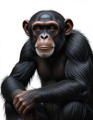 Naklejka premium Playful Primate: Chimpanzee