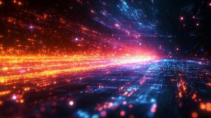 Obraz premium Cosmic Warp Drive