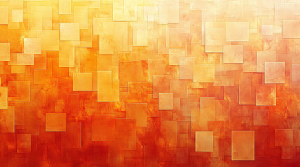 Modern abstract amber orange gradient mosaic background, conccept art illustration for design.