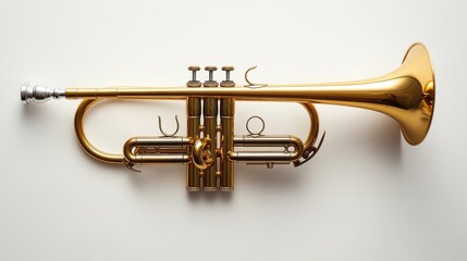 Obraz premium A trumpet decorated with bright Mardi Gras beads, prepared for festive celebrations in a lively setting
