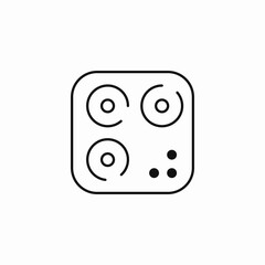 gas stove icon sign vector