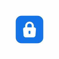 lock safety protection icon sign vector