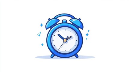 A silenced alarm clock signifies tranquil morning hours and a break from a hectic routine