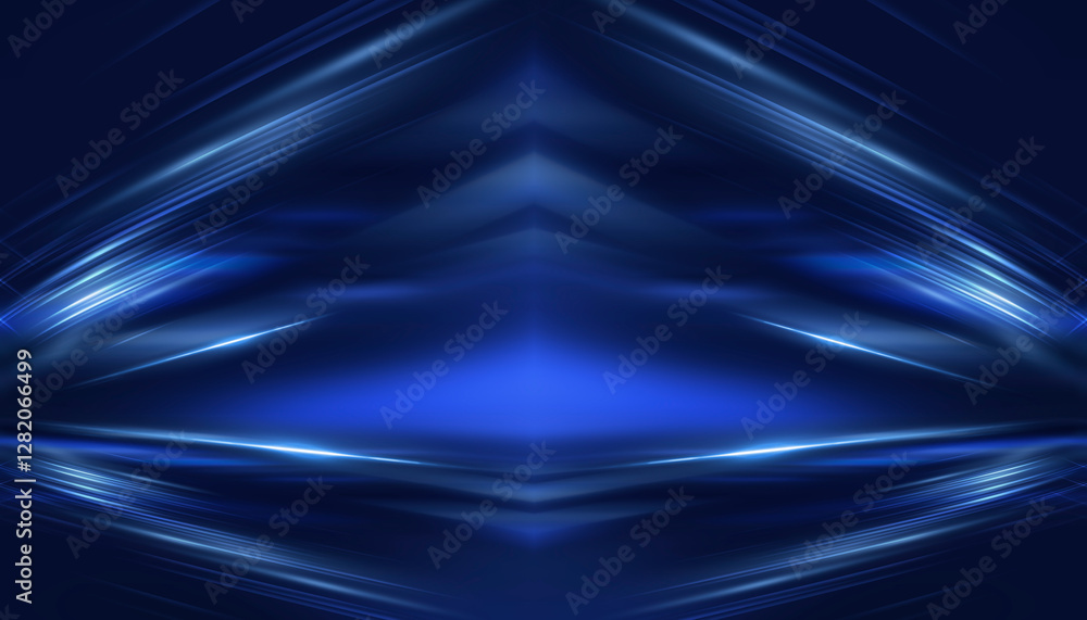 Poster abstract neon background. sound wave design element.