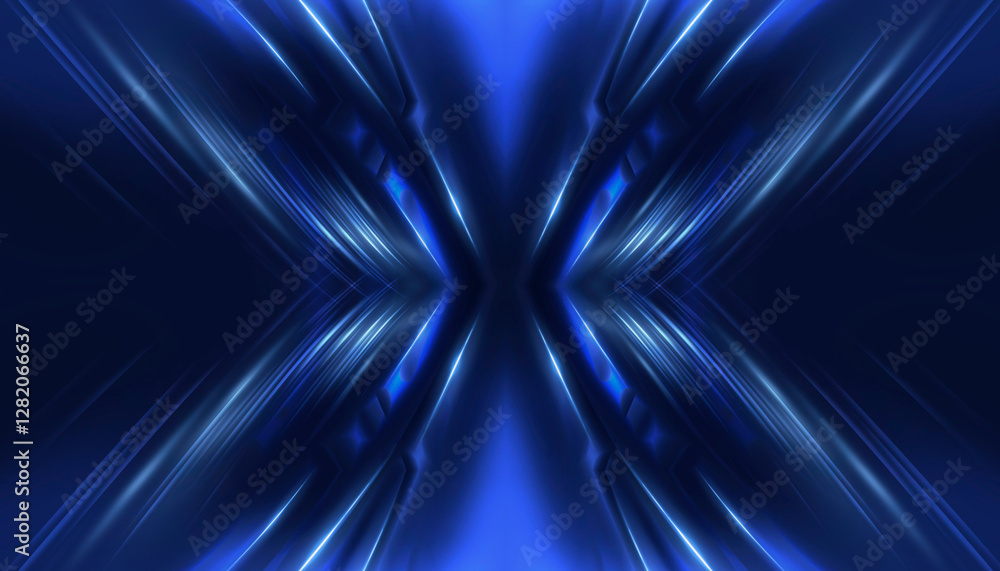 Poster abstract neon background. sound wave design element.