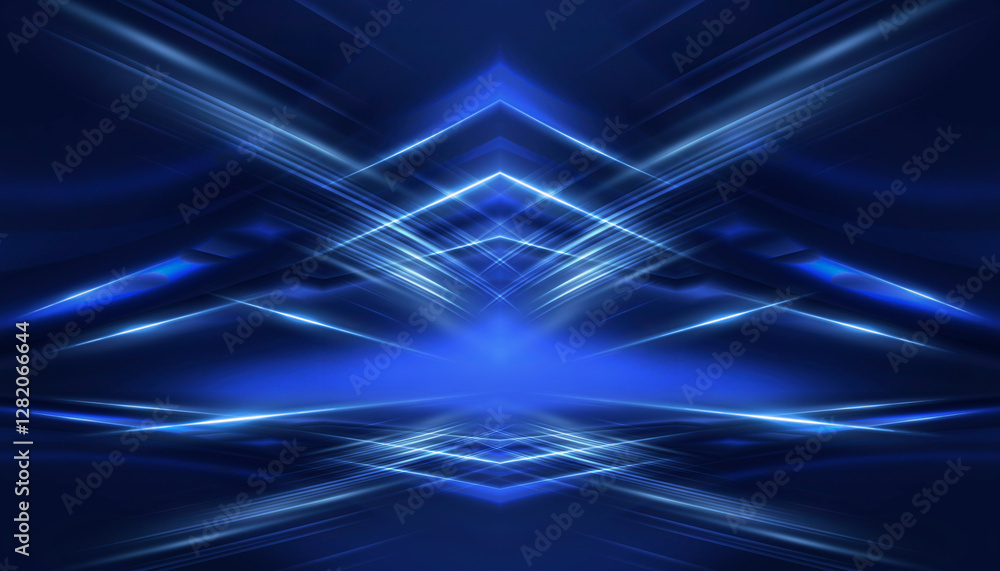 Poster abstract neon background. sound wave design element.