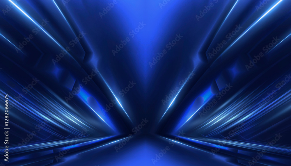 Poster abstract neon background. sound wave design element.