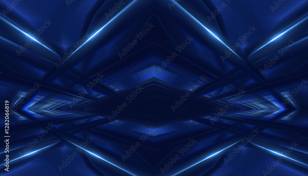 Poster abstract neon background. sound wave design element.