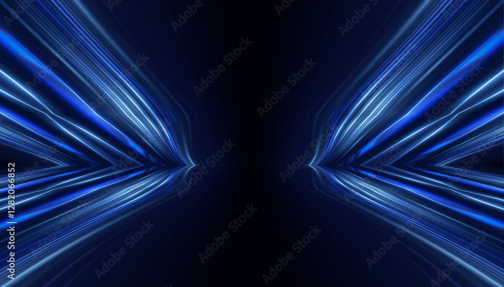Sticker abstract neon background. sound wave design element.