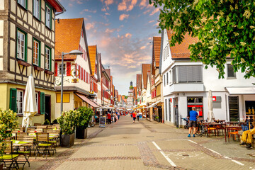 Fototapeta premium Altstadt, Kirchheim unter Teck, Deutschland 