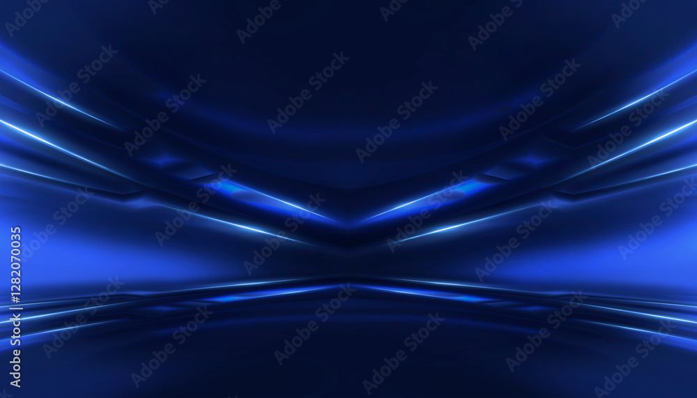 Poster abstract neon background. sound wave design element.