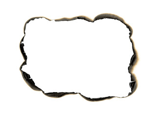 Burnt Paper Texture PNG – Scorched, Vintage, Charred Edges Frame