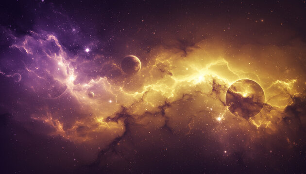 Celestial Aurora, A Dreamscape of Nebula and Light
