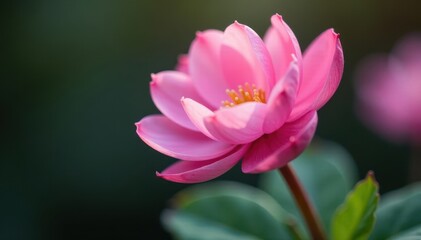 Obraz premium Delicate pink petals unfolding on a cyclamen flower, plant, nature, delicate