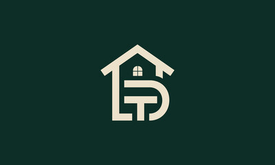LTD house monogram logo design