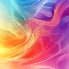 Obraz premium Striking artwork featuring red, blue, and yellow swirls image