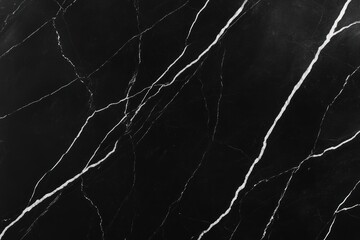 Black marble texture with white veins. (1)