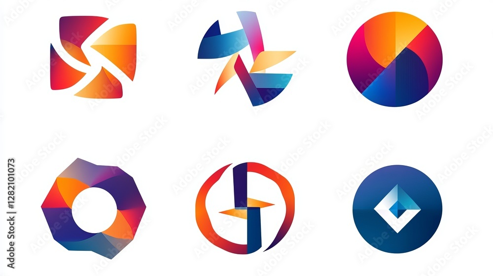 Poster it looks like you're looking for abstract geometric logos or icon designs. would you like me to gene