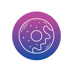 Donut Vector icon