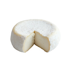 white cheese on a white background