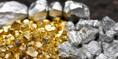 Exploring gold, silver, and lithium mining resources. Generative AI