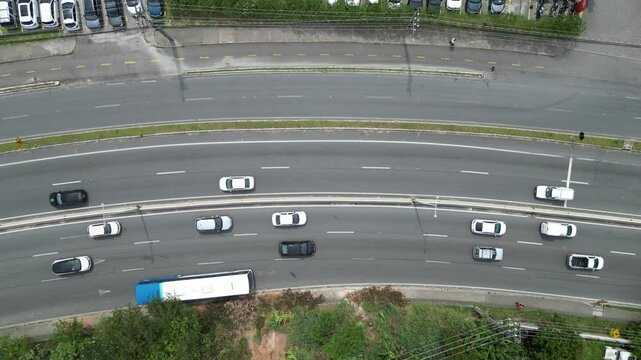 Avenida da Saudade Cemit&eacute;rio do Itacorubi SOS C&aacute;rdio Rodovia SC 401 Florian&oacute;polis Santa Catarina Tr&acirc;nsito Infraestrutura Paisagem Urbana Viaduto Mobilidade Urbana Transporte Arquitetura Hospital Via E