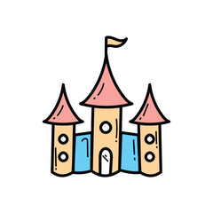 Castle Vector icon