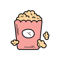 Popcorn Vector icon