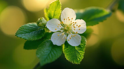 Stunning Macro Photography Capturing the Intricate Beauty of Flowers, Highlighting Vivid Colors, Delicate Light, and Shadow Play on Leaves and Petals