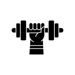 Fitness Center Powerlifting Icon